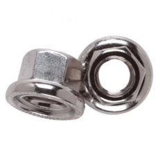 Гайка 7-08373 оси 10.0мм антиоткруч. вращ. шайба с насечкой (100)  легир. сталь WELDTITE (Англия)