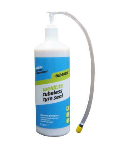Герметик/антипрокол. 7-03093 профи TUBELESS TYRE SEALANT для бескамерных покрышек 1л WELDTITE (Англи