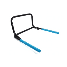 Держатель вело 00-170305 настенный "горизонтальный" до 20кг сталь, широкий, складной, синий HORST