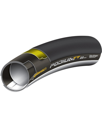 Continental Трубка шоссе Podium TT 28" x 25мм, чёр./чёр. Skinwall, BlackChili Compound – Vectran Bre