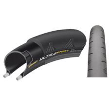 Покрышка Continental Ultra Sport II 700 x 23C чёрная PureGrip Compound – Performance – 3/180 TPI