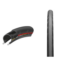 Покрышка Continental Ultra Sport II, 700 x 23C, 23-622, чёр./крас. складная PureGrip Compound – Perf