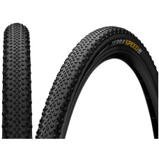 Покрышка Continental Terra Speed, 27,5 x 1,35, 35-584, чёр./чёр. складная, 3/180TPI, BlackChili, Pro