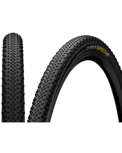 Покрышка Continental Terra Speed, 27,5 x 1,35, 35-584, чёр./чёр. складная, 3/180TPI, BlackChili, Pro