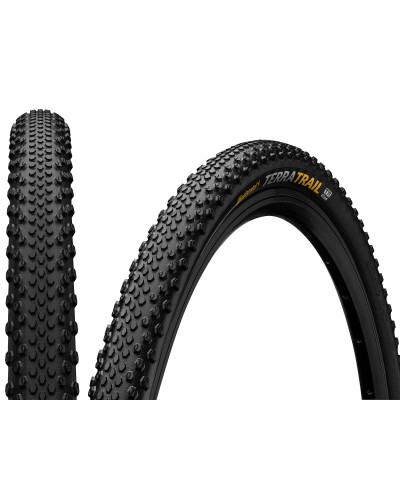 Покрышка Continental Terra Trail, 27,5 x 1,50, 40-584, чёр./чёр. складная, 3/180TPI, BlackChili, Pro