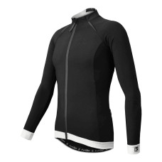 Велокуртка 12-684 Bernalda J-658LW Black/Blue Men Water Repel Thermal LS Jersey уровень PRO с длин. 