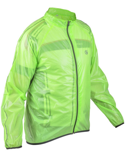 Велокуртка/дождевик 8-7057614 RAIN DINTEX салатовая на молнии XL AUTHOR