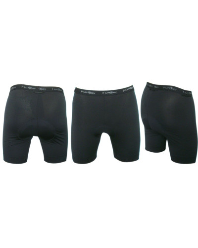 Велотрусы 12-136 Verona BS622-B1 Men Active Boxer PRO с памперсом B1 черные S FUNKIER