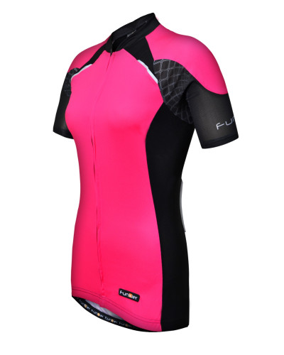 Велофутболка 12-783 женская Firenze WJ-730-7 Pink Black Women Active SS Jersey черно-розовая L FUNKI