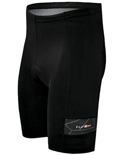 Велошорты 12-328-1 Roma S-227-B1 Men Active 7 panel Shortsс памперсом B1 черные XS FUNKIER