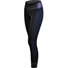 Велоштаны  12-566 женские длинные Olbia S-138- B13 Black Women Active Tights with Bottem Reflective 