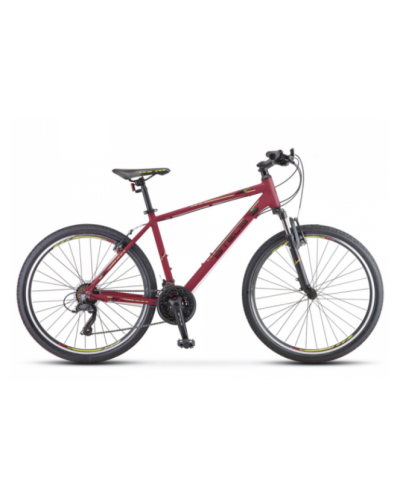 Велосипед STELS Navigator-590 V 26"  16" Бордовый/салатовый К010