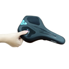 Седло велосипедное DDK фитнесс комфорт, для города и MTB, с гелевыми вставками, пена, унисекс