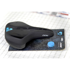 Седло велосипедное DDK фитнесс комфорт, для города и MTB, с гелевыми вставками, пена, унисекс