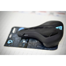 Седло велосипедное DDK фитнесс комфорт, для города и MTB, с гелевыми вставками, пена, унисекс