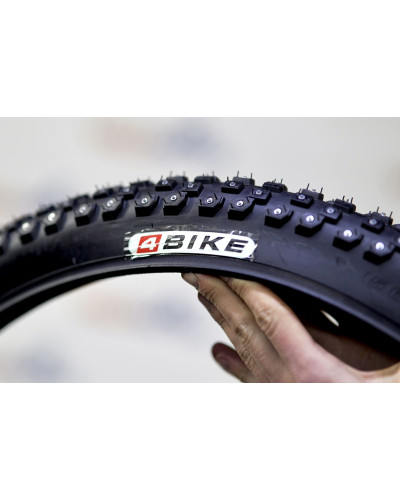 Покрышка шипованная зимняя 27.5" × 2.10 4 ряда, 384 шипа 4BIKE 