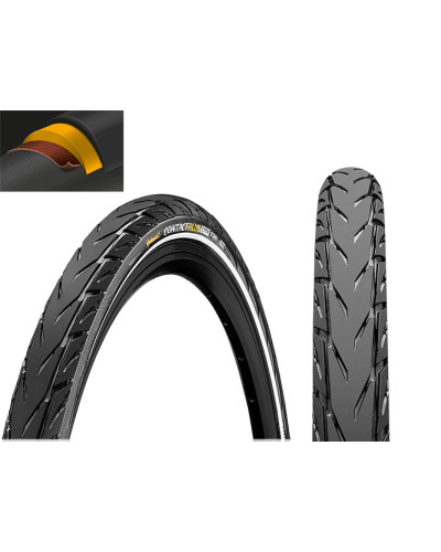 Покрышка Continental CONTACT Plus City 28 x 1.75 (47-622) чёр./чёр. Reflex, SafetyPlus Breaker – 3/1