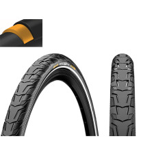 Покрышка Continental Ride City 26 x 1.75 (47-559) чёр./чёр. Reflex, ExtraPuncture Belt – 3/180 TPI –