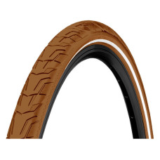 Покрышка Continental Ride City 28 x 1 3/8 x 1 5/8 (37-622) коричн./коричн. Reflex, ExtraPuncture Bel