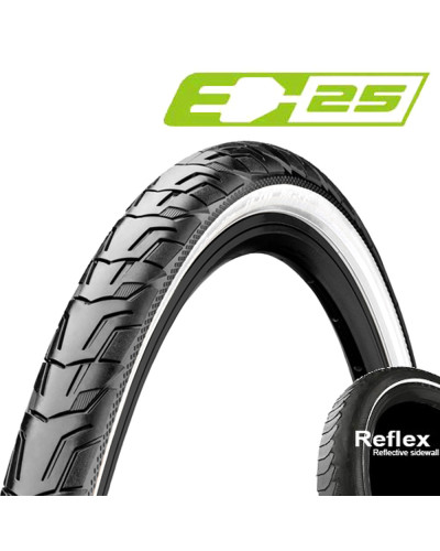 Покрышка Continental RIDE City 28 x 1.6 (42-622) чёр./бел. Reflex, ExtraPuncture Belt, 3/180TPI,