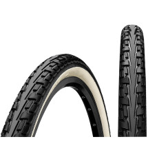 Покрышка Continental RIDE Tour, 26 x 1.75, 47-559, чёр./бел., ExtraPuncture Belt – 3/180 TPI – E25