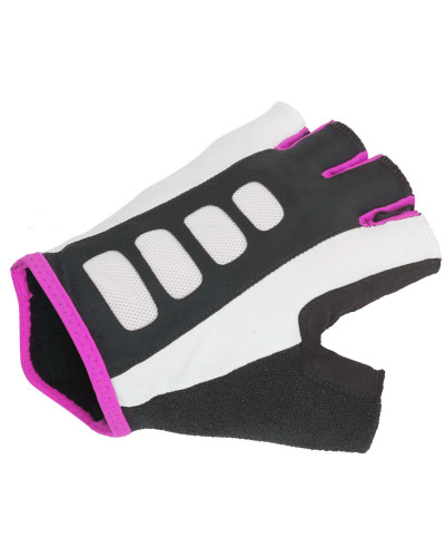 Перчатки 8-7130656 Lady Sport Gel X6 жен. черно-розовые M гель/лайкра/синт. кожа с петельками AUTHOR