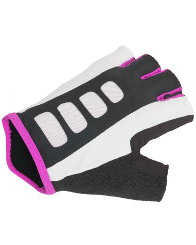Перчатки 8-7130657 Lady Sport Gel X6 жен. черно-розовые L гель/лайкра/синт. кожа с петельками AUTHOR