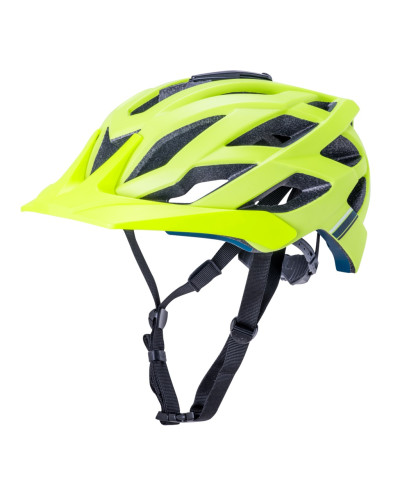 Шлем 02-21120127 ENDURO/MTB LUNATI 25отв. MatFluoYlw L/XL 59-61см с крепл. камеры,ярко-жёлт, CF. KAL