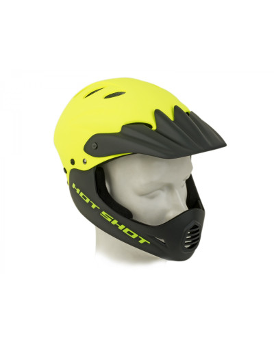 Шлем 8-9110387 Freeride/DH/BMX/Enduro FullFace ABS-HARD SHELL суперпрочн. Hot Shot HST X9 191 Yell-N