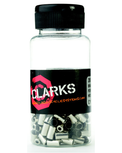 Колпачoк 3-061 для рубашки тросика торм. CX15DP сталь (200шт) CLARKS
