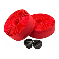 Лента на руль 3-121 CHBT корковая+крепеж+заглушки на руль красная CLARK`S