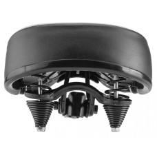 Комфортное седло для велосипеда на пружинах 