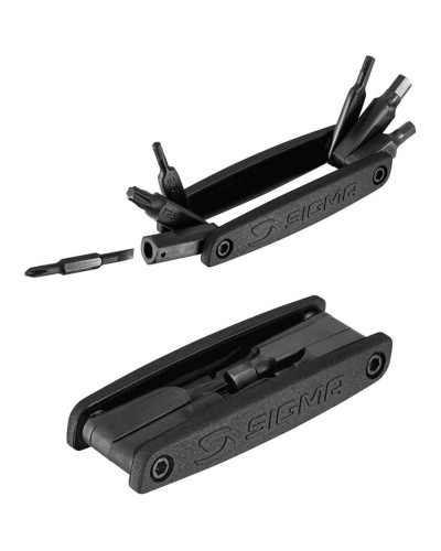 Инструмент складной SIGMA POCKET TOOL SMALL: отвёртки Philips, -, T25, шестигранники 2,5/3/4/5/8, ра
