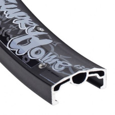 Обод 20" 6-152036 BMX двойной.с усилен. (406х34/25х15мм 36отв.) 450гр. черный SUPRA DOME ALEXRIMS