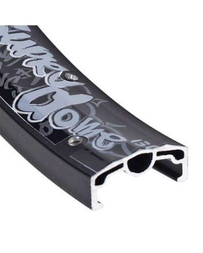 Обод 20" 6-152036 BMX двойной.с усилен. (406х34/25х15мм 36отв.) 450гр. черный SUPRA DOME ALEXRIMS