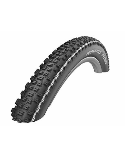 Покрышка 29x2.25 (57-622) SCHWALBE RAPID ROB K-Guard B/WS/B-SK HS425 SBC 50EPI черная с белой полосо