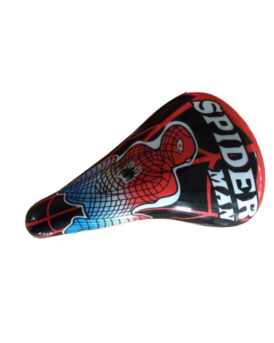 Седло 00-170750 детское универс.12-16" с зажимом. дизайн "SPIDER MAN" красно-черное HORST