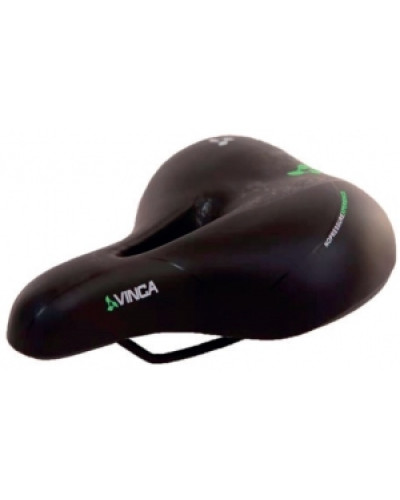 Седло комфортное, 260*220мм, черное, Vinca Sport