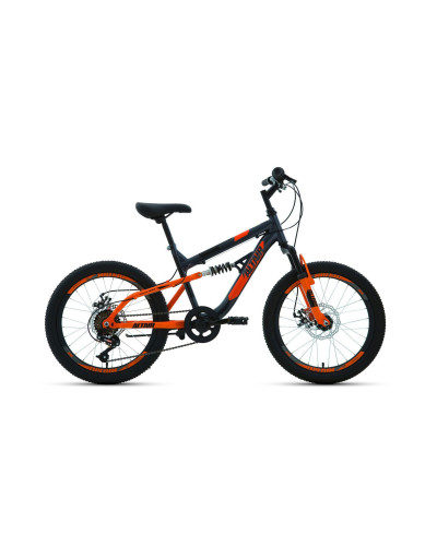 ALTAIR MTB FS 20 disc (20" 6 ск. рост 14"), серый/оранжевый, RBKT02N06005