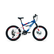 ALTAIR MTB FS 20 disc (20" 6 ск. рост 14"), синий/красный, RBKT02N06003