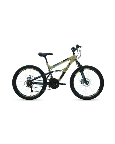 ALTAIR MTB FS 24 disc (24" 18 ск. рост 15"), бежевый/черный, RBKT02N4P004