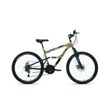ALTAIR MTB FS 26 2.0 disc (26" 18 ск. рост 18"), бежевый/черный, RBKT0SN6P019