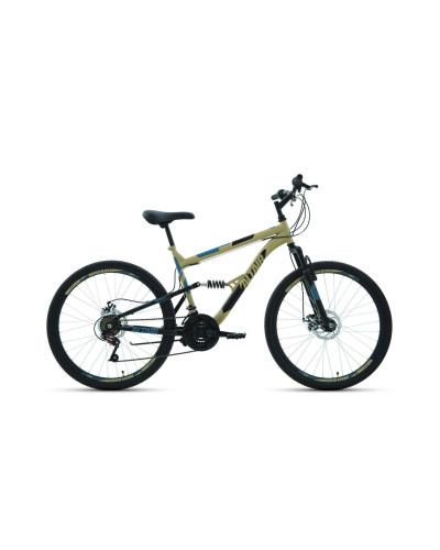 ALTAIR MTB FS 26 2.0 disc (26" 18 ск. рост 18"), бежевый/черный, RBKT0SN6P019