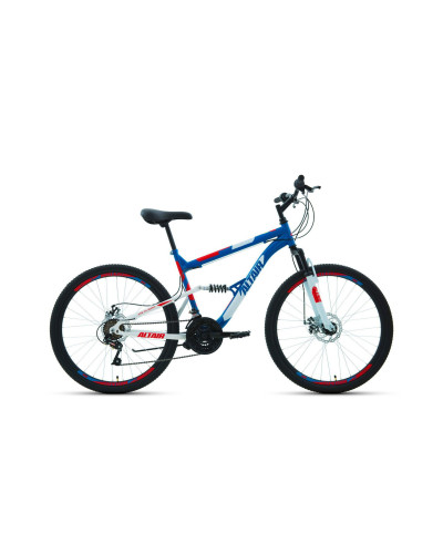 ALTAIR MTB FS 26 2.0 disc (26" 18 ск. рост 18), синий/красный, RBKT0SN6P018