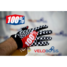 Перчатки 100% Airmatic gloves chess, р-р L, на липучке