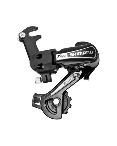 Суппорт/перекл. зад. TOURNEY ARDTY21BSSBL 2-5070 6ск. крюк коротк.лапка черный SHIMANO