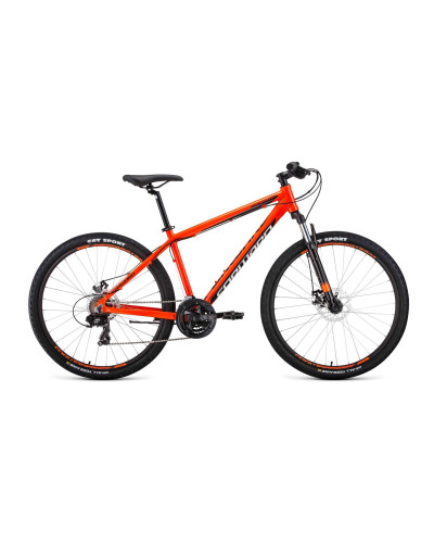 FORWARD APACHE 27,5 2.0 disc (27,5" 21 ск. рост 21"), оранжевый/черный, RBKW0M67Q038