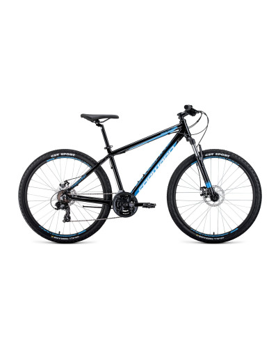 FORWARD APACHE 27,5 2.0 disc (27,5" 21 ск. рост 21"), серый/голубой, RBKW0M67Q037