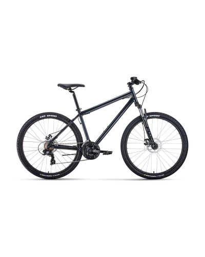 FORWARD SPORTING 27,5 2.0 disc (27,5" 21 ск. рост 17") серый/черный, RBKW0MN7Q023