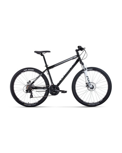 FORWARD SPORTING 27,5 2.0 disc (27,5" 21 ск. рост 17"), черный/белый, RBKW0MN7Q022